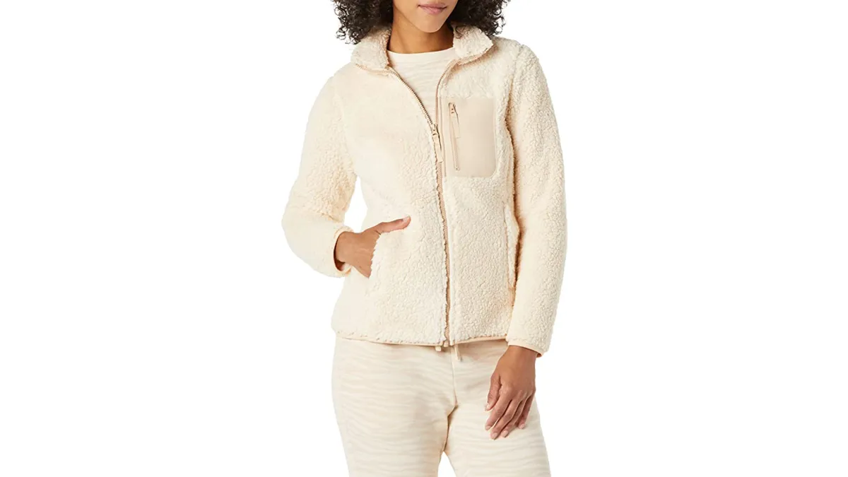 ivory Sherpa jacket