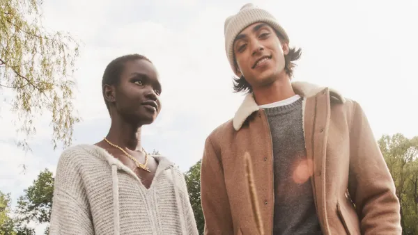 J. Crew, sherpa-lined jacket