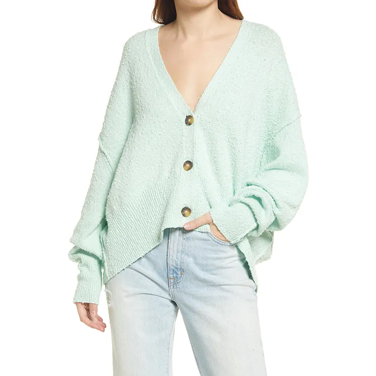 mint Free People cardigan