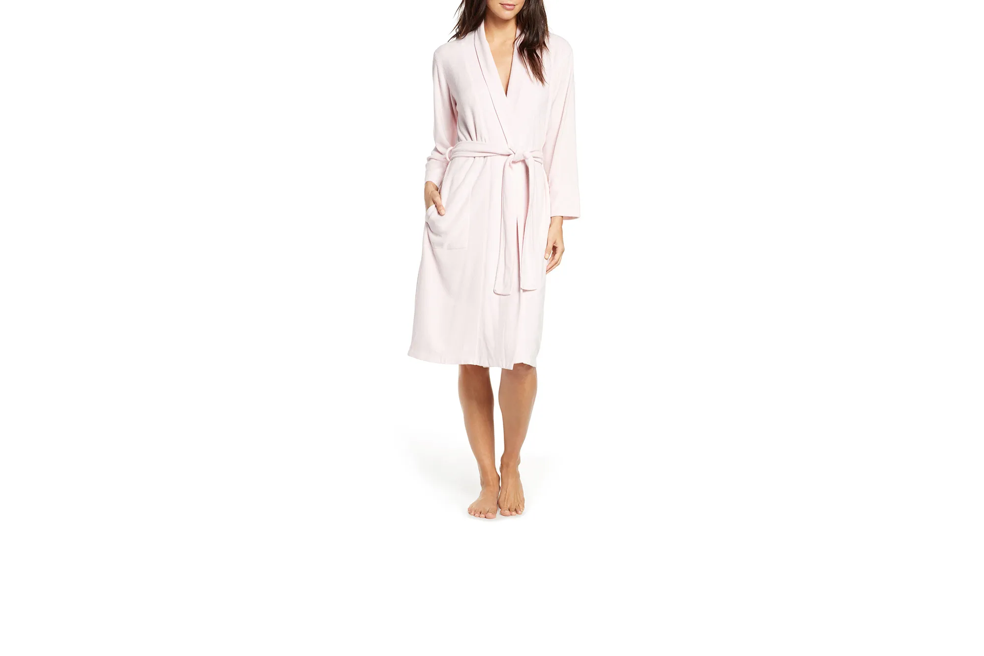pink Natori robe