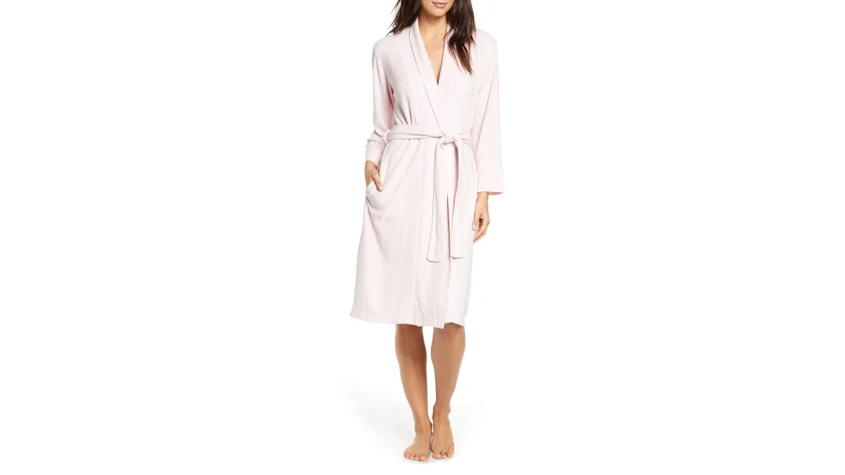 pink Natori robe