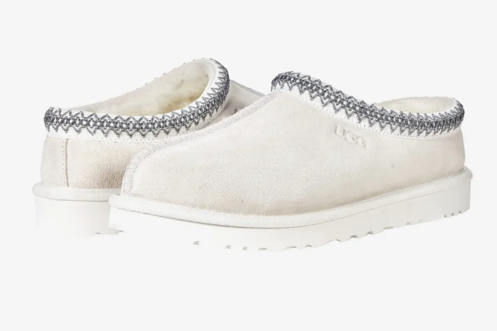 UGG, white, Tasman slippers