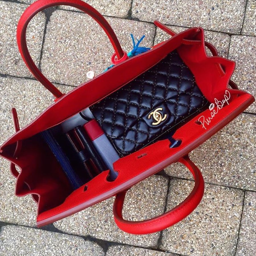 how to wear birkin bag