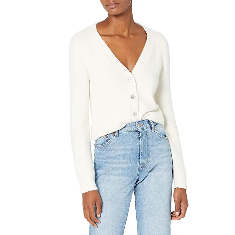 white cardigan