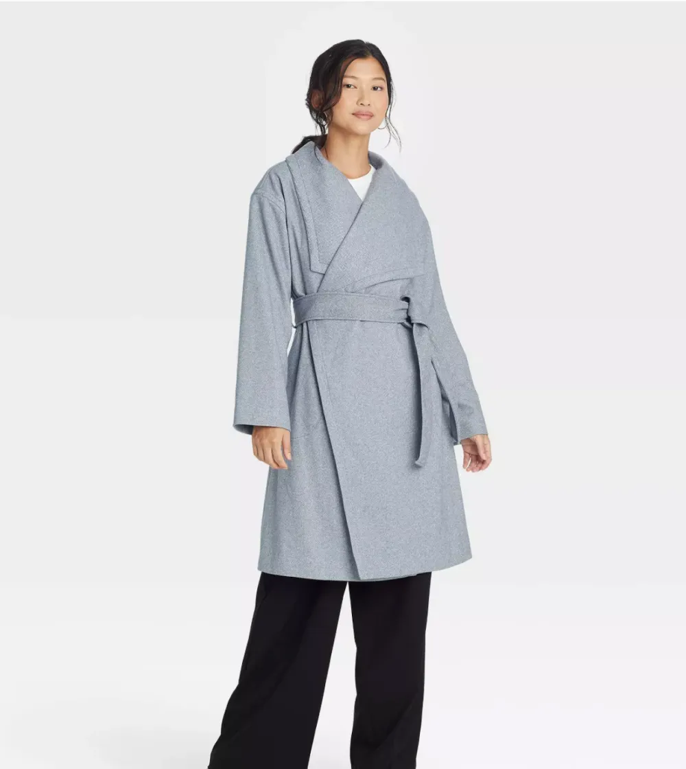A New Day Women's Knit Wrap Coat
