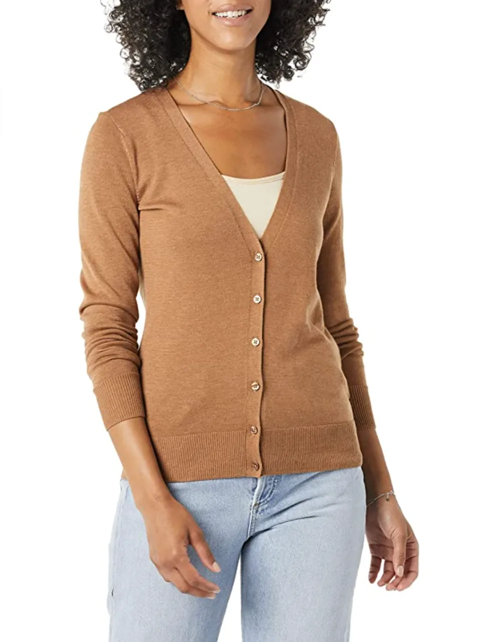 Amazon Essentials Women's Lightweight V-Neck Cardigan