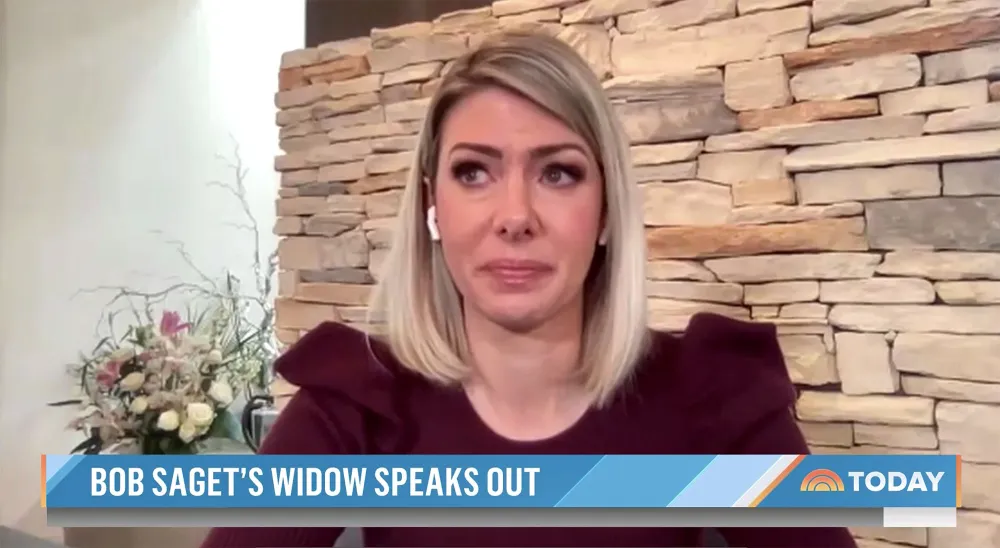 Bob Saget Wife Kelly Rizzo Fights Back Tears During Emotional 1st Interview Today