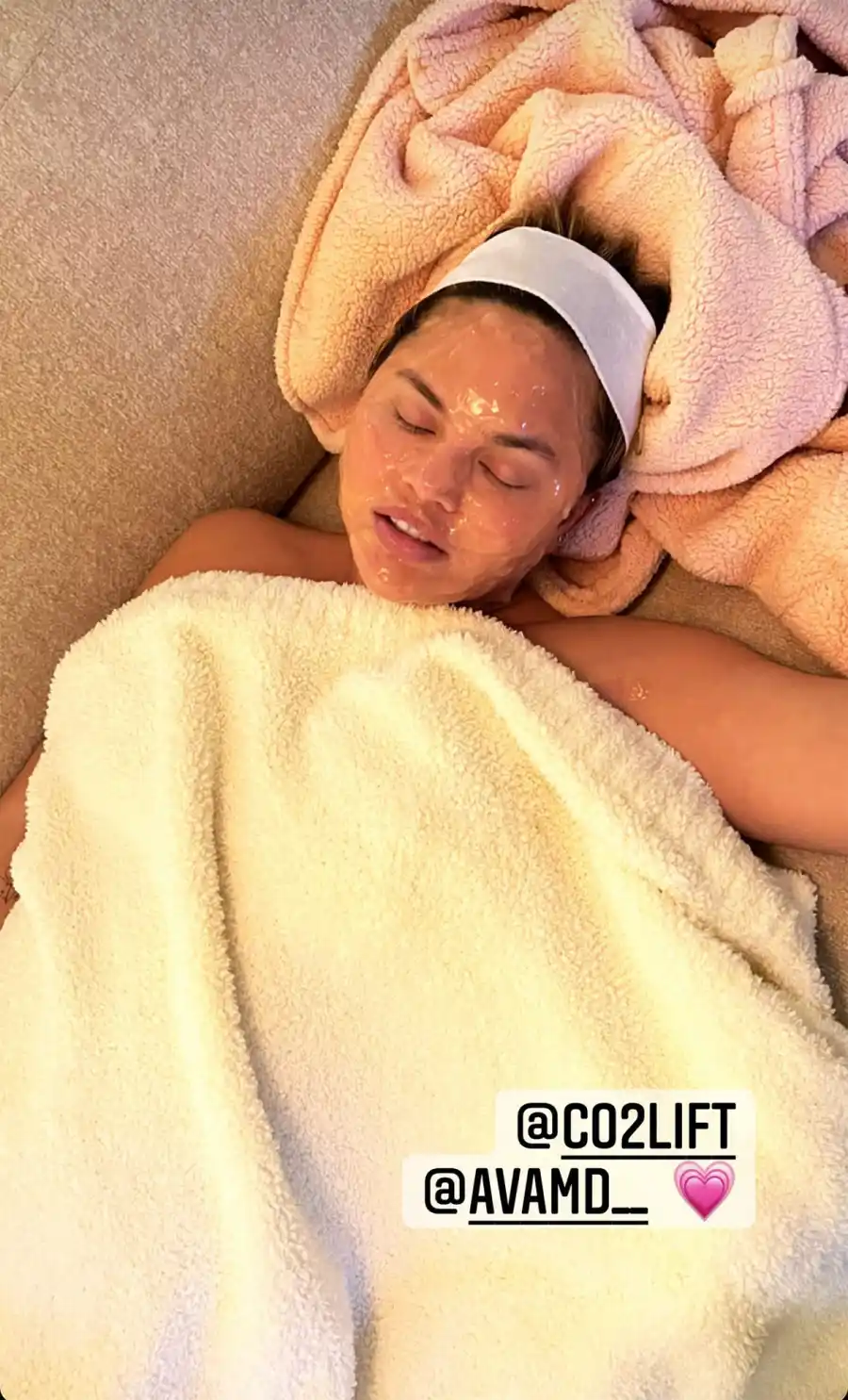 Celeb Face Mask Selfies