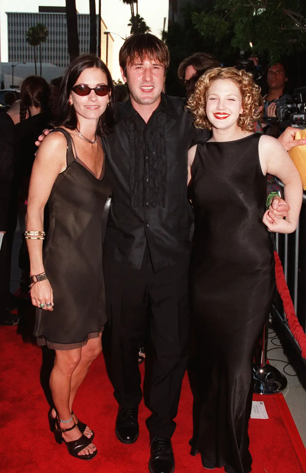 Drew Barrymore Says Courteney Cox Helped Her Through Pregnancy Scare on &lsquo;Scream&rsquo; Set at 21