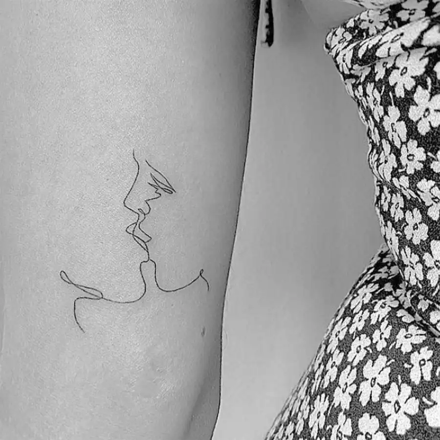 Eiza Gonzalez Adds an Abstract Portrait to Her Tattoo Collection: ‘Lovers’