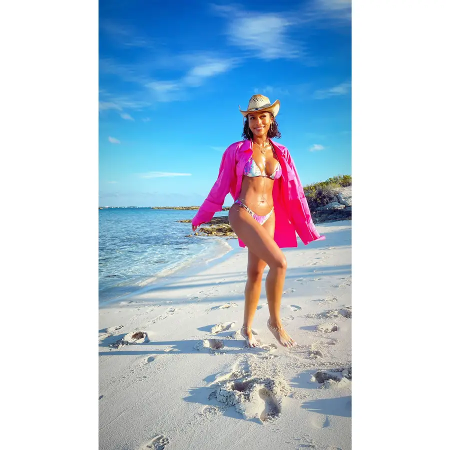 Giddy Up! Lori Harvey Puts a Western Spin on Swimwear