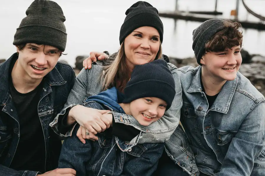 HGTV Stars Kids See Their Family Photos Over Years Leslie Davis