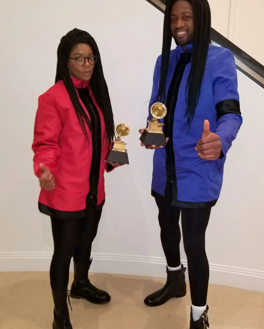 Halloween 2017 Celebrity Couples Costumes Skylar Gabrielle Union Dwayne Wade