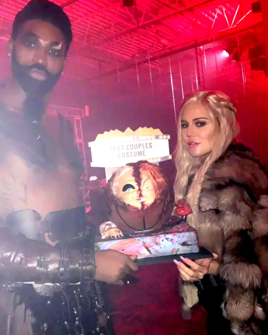 Halloween 2017 Celebrity Couples Costumes Khloe Kardashian Tristan Thompson