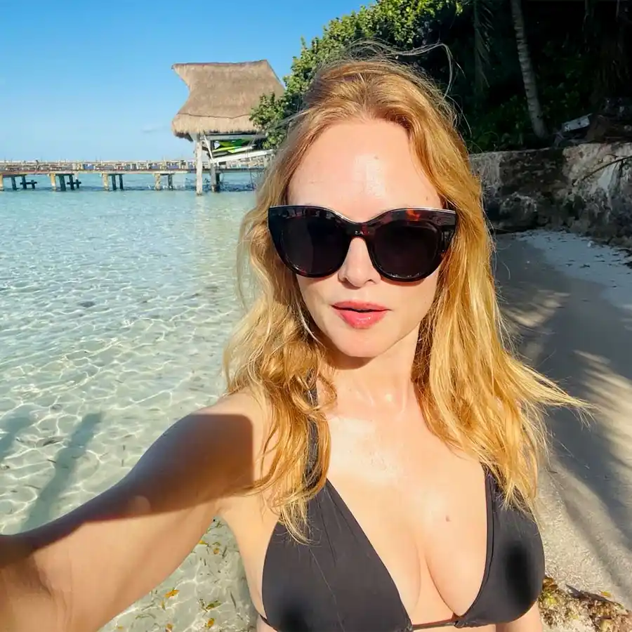 Heather Graham Posts 1st Bikini Pic of 2022
