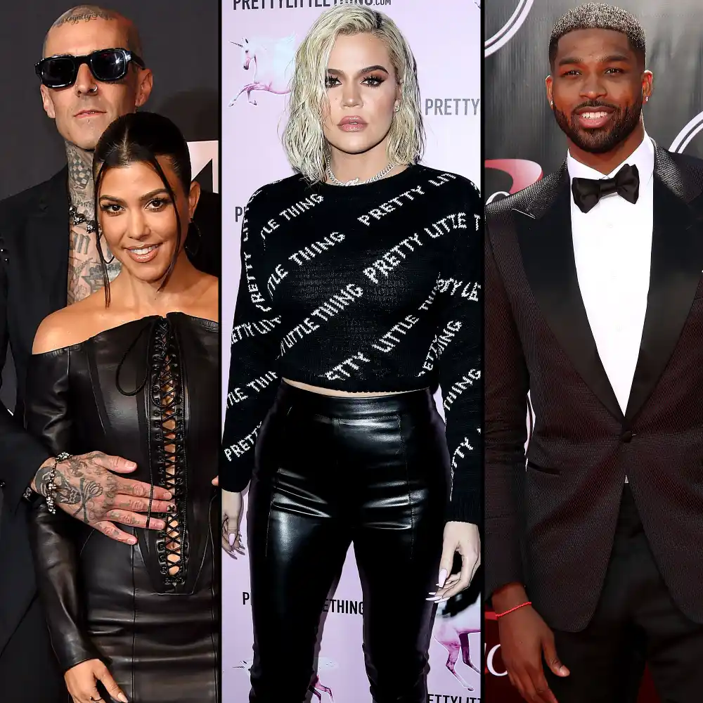 How Kourtney and Travis Showed Khloe Support After Tristan's Paternity Test