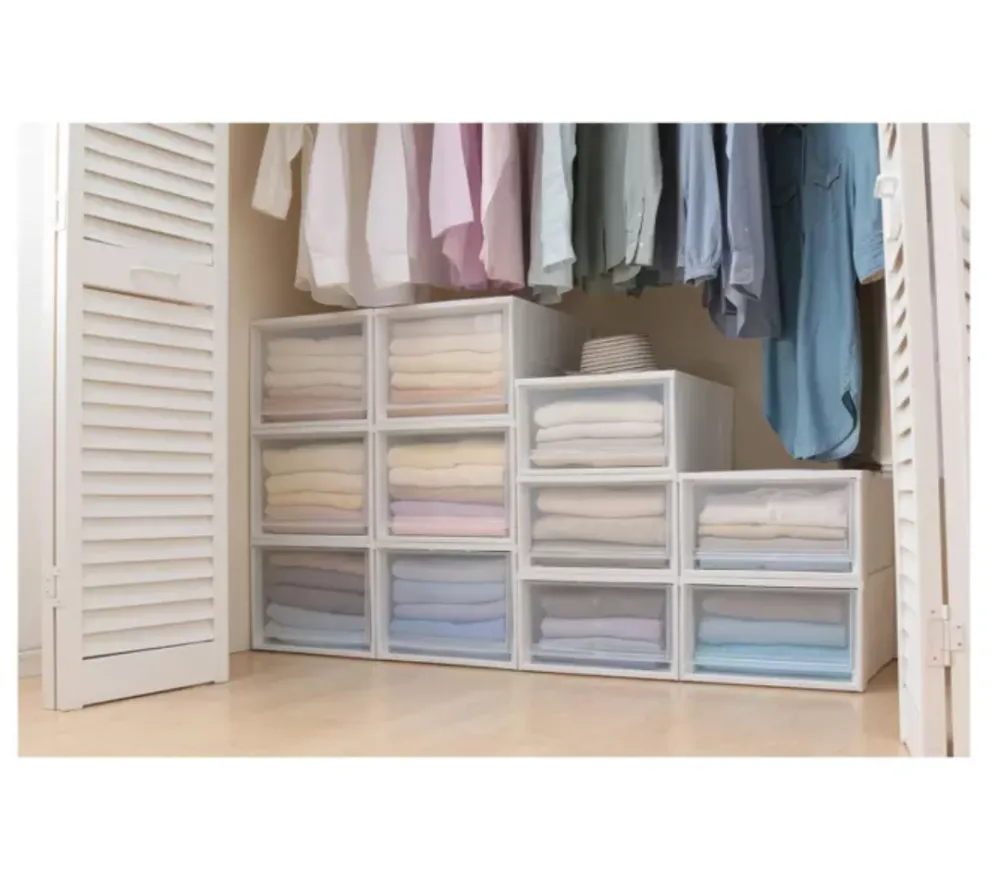 IRIS Medium Stacking Plastic Storage Drawer