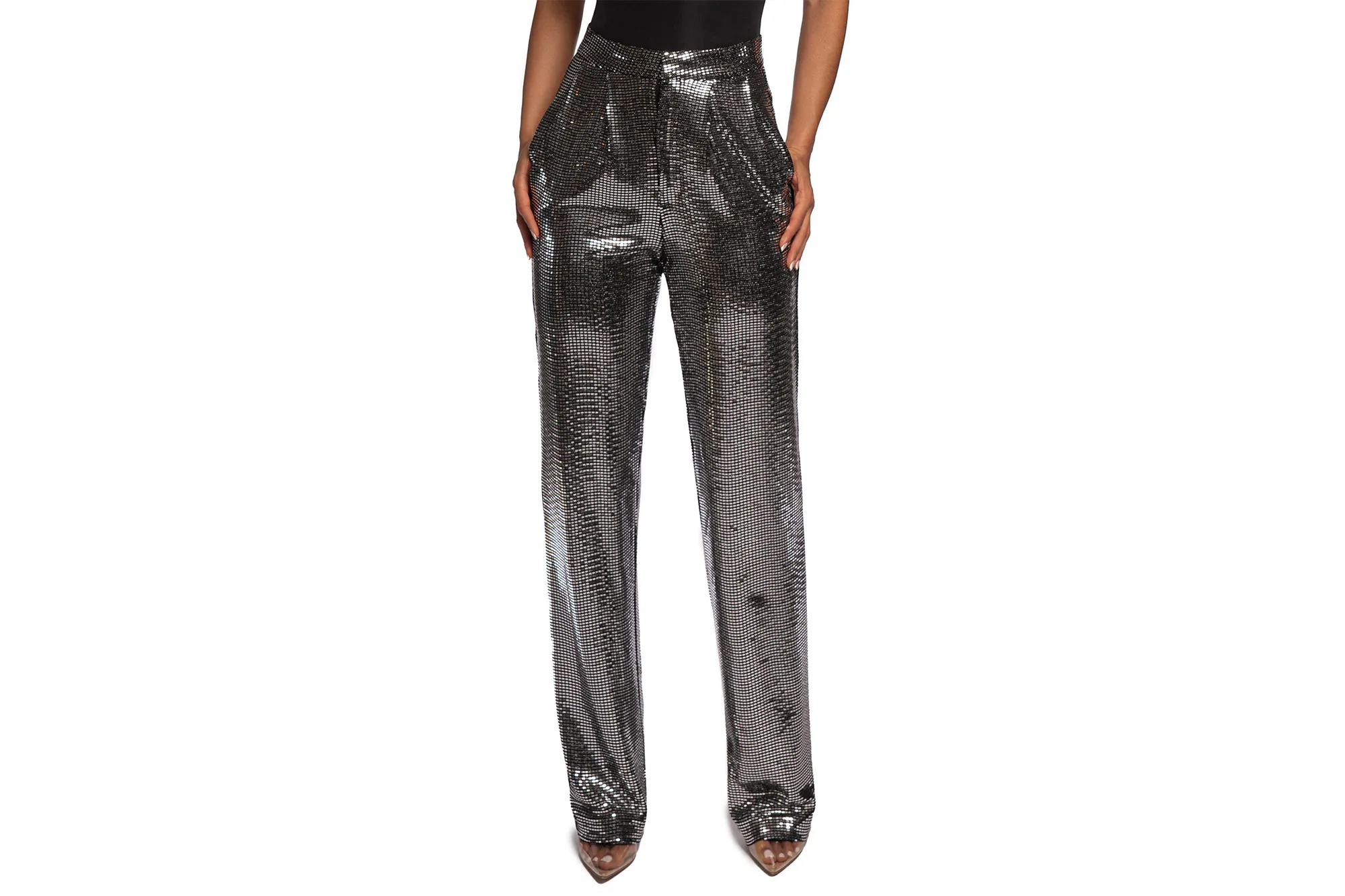 JLUXLABEL Sequin Wide Leg Pants
