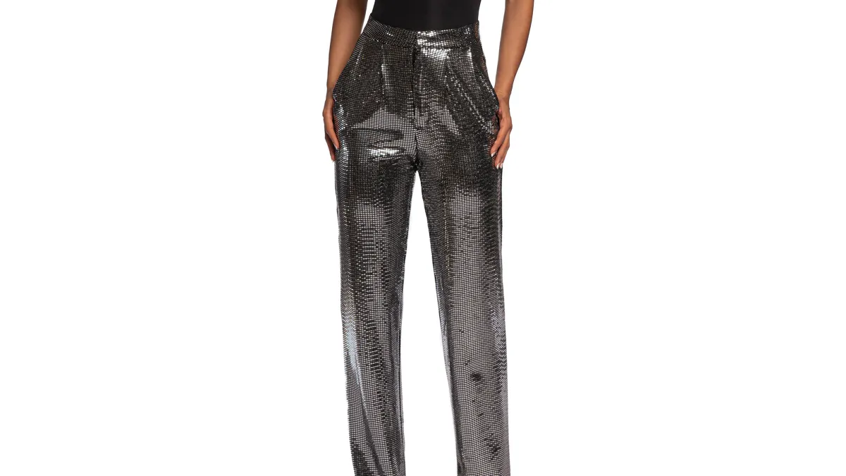 JLUXLABEL Sequin Wide Leg Pants