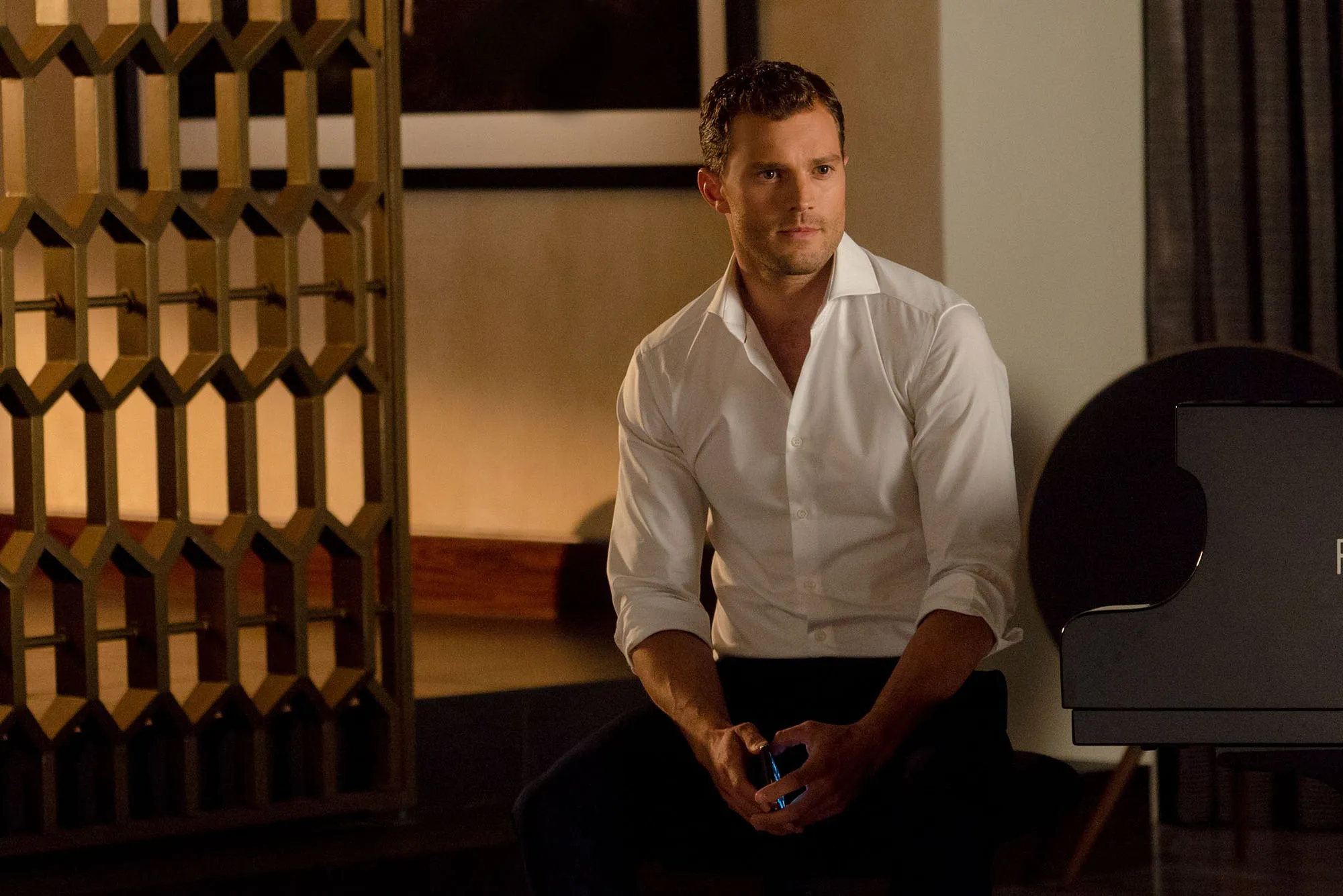 Jamie Dornan as Christian Grey in 'Fifty Shades Darker'