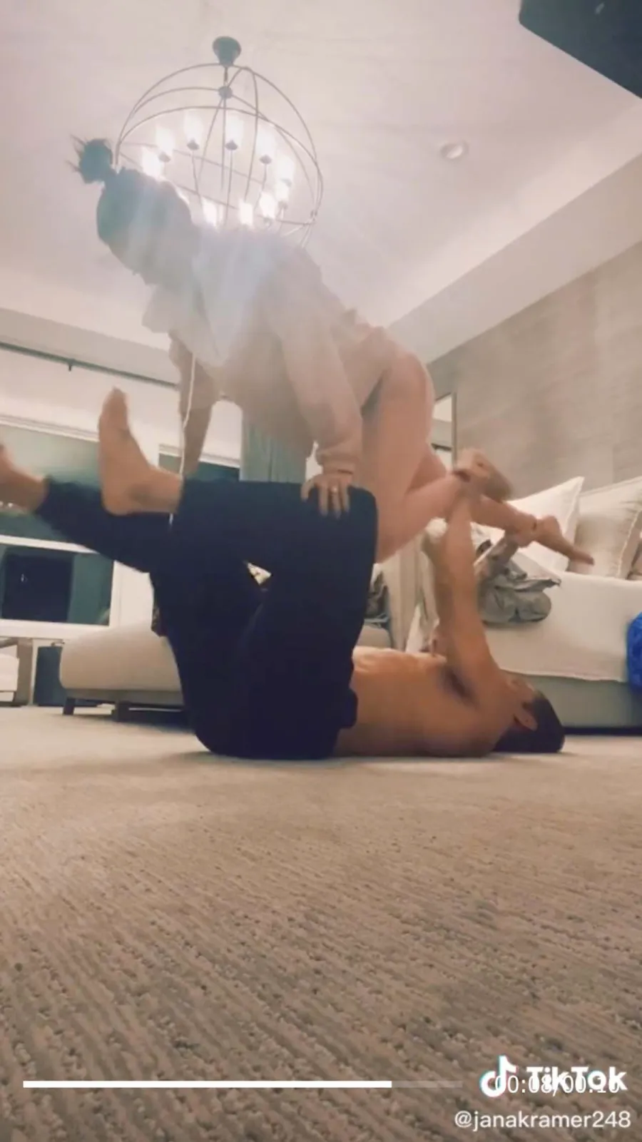 Jana Kramer Rumored BF Team Up TikTok Challeng