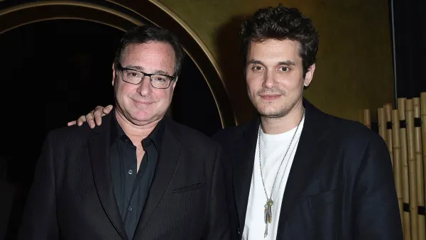 John Mayer Designs Sweatshirt in Bob Saget’s Memory