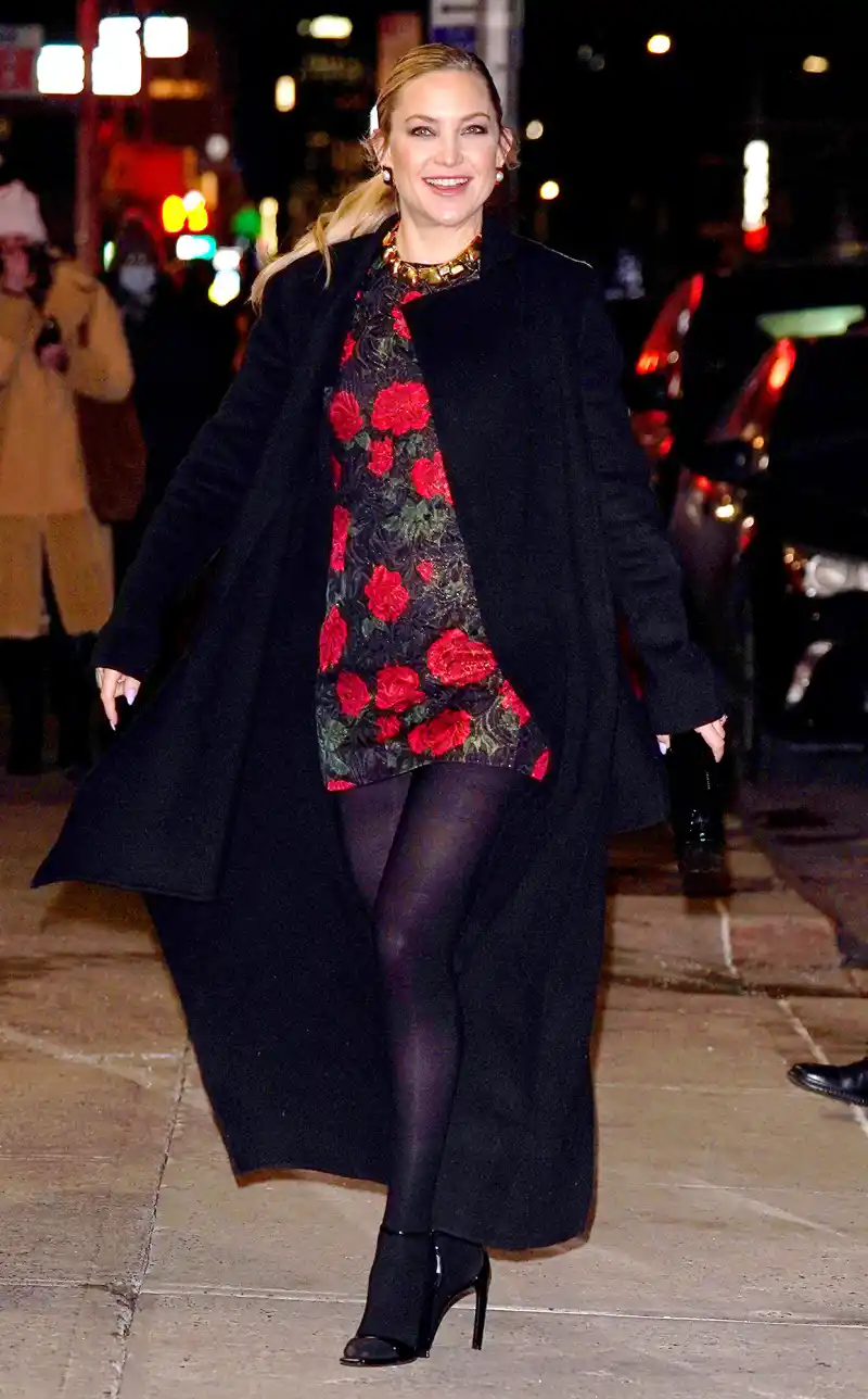 Kate Hudson 'The Late Show With Stephen Colbert' TV show, New York, USA - 27 Jan 2022