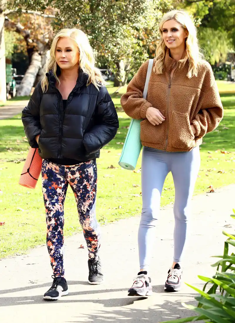 Kathy Hilton and Nicky Hilton Rothschild They Enlist Workout Buddies Just Like Us