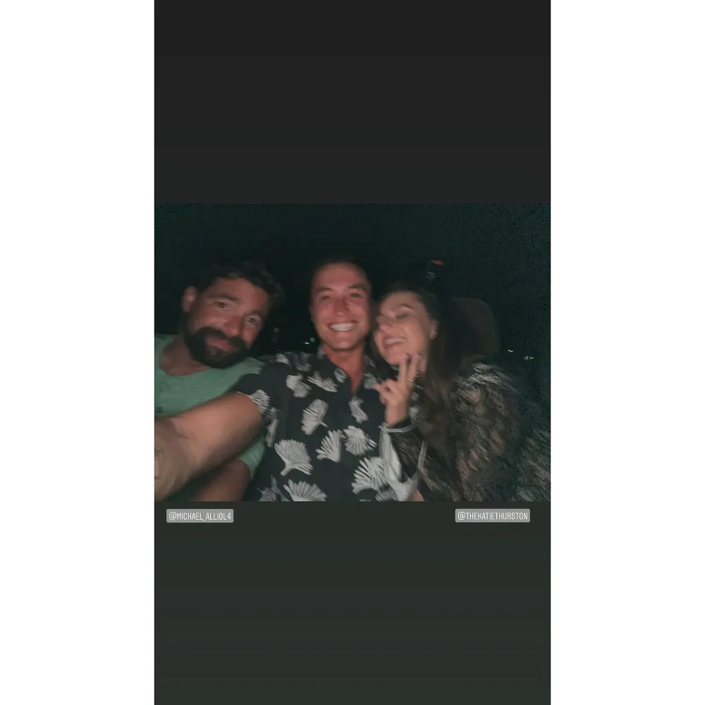 Katie Thurston and Boyfriend John Hersey Reunite With Bachelorette's Michael Allio 5