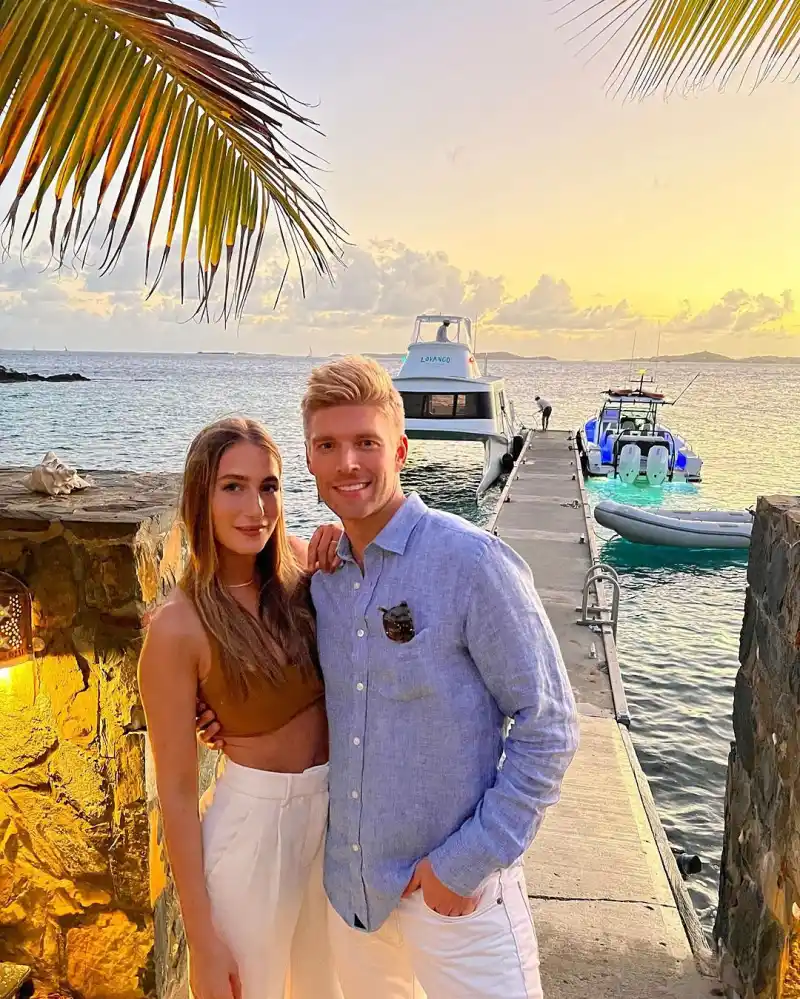 Kyle Cooke and Amanda Batula mini honey moon in January 2022