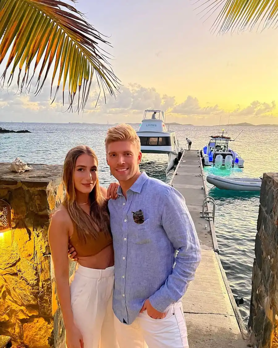 Kyle Cooke and Amanda Batula mini honey moon in January 2022