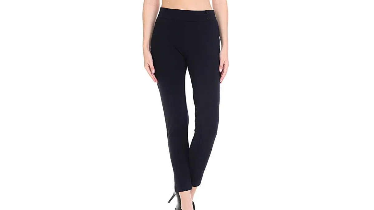 Leggings Depot Women's High Waisted Casual Pants