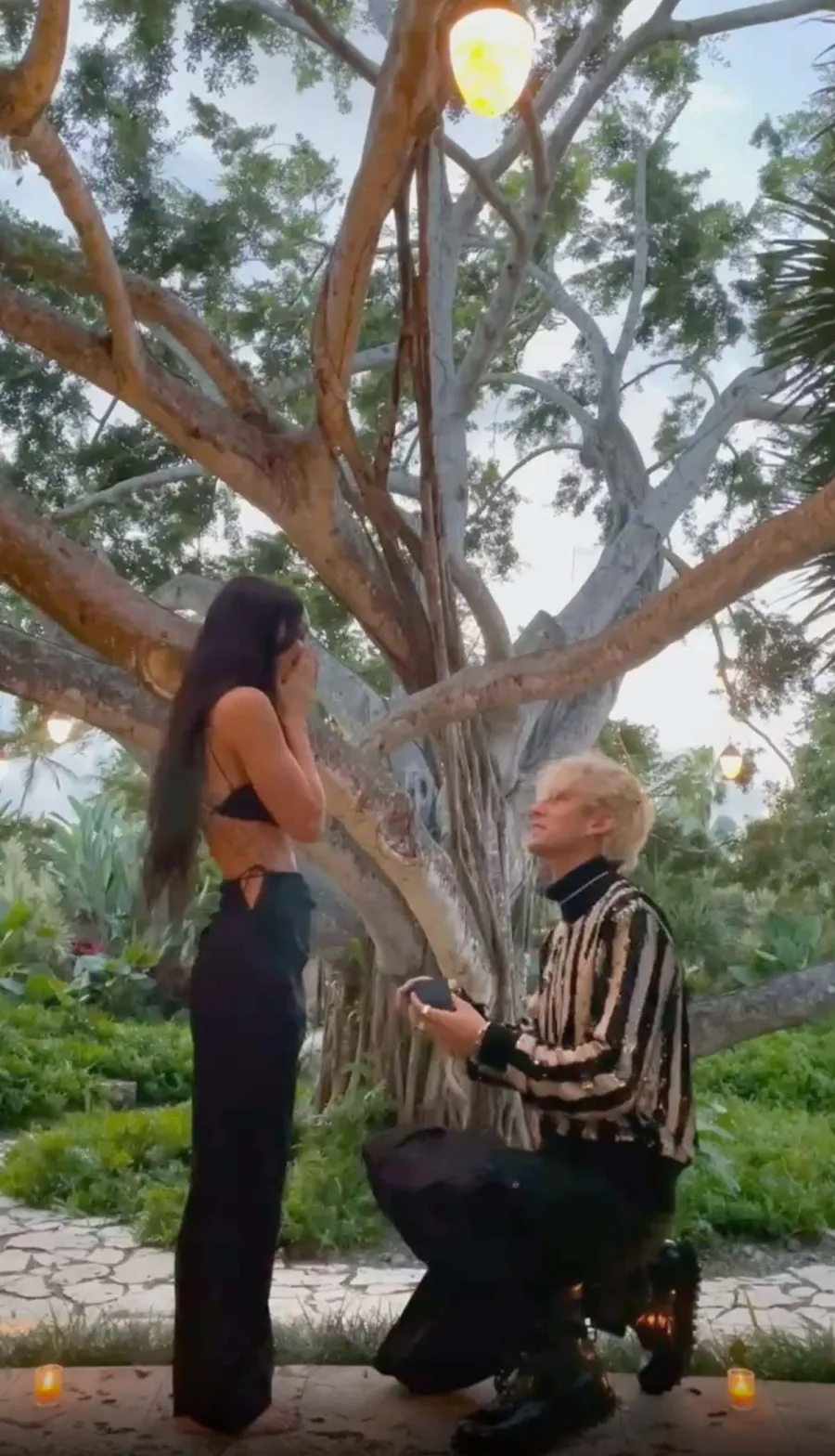 Machine Gun Kelly Reveals Meaning Behind Megan Foxs 2 Stone Engagement Ring