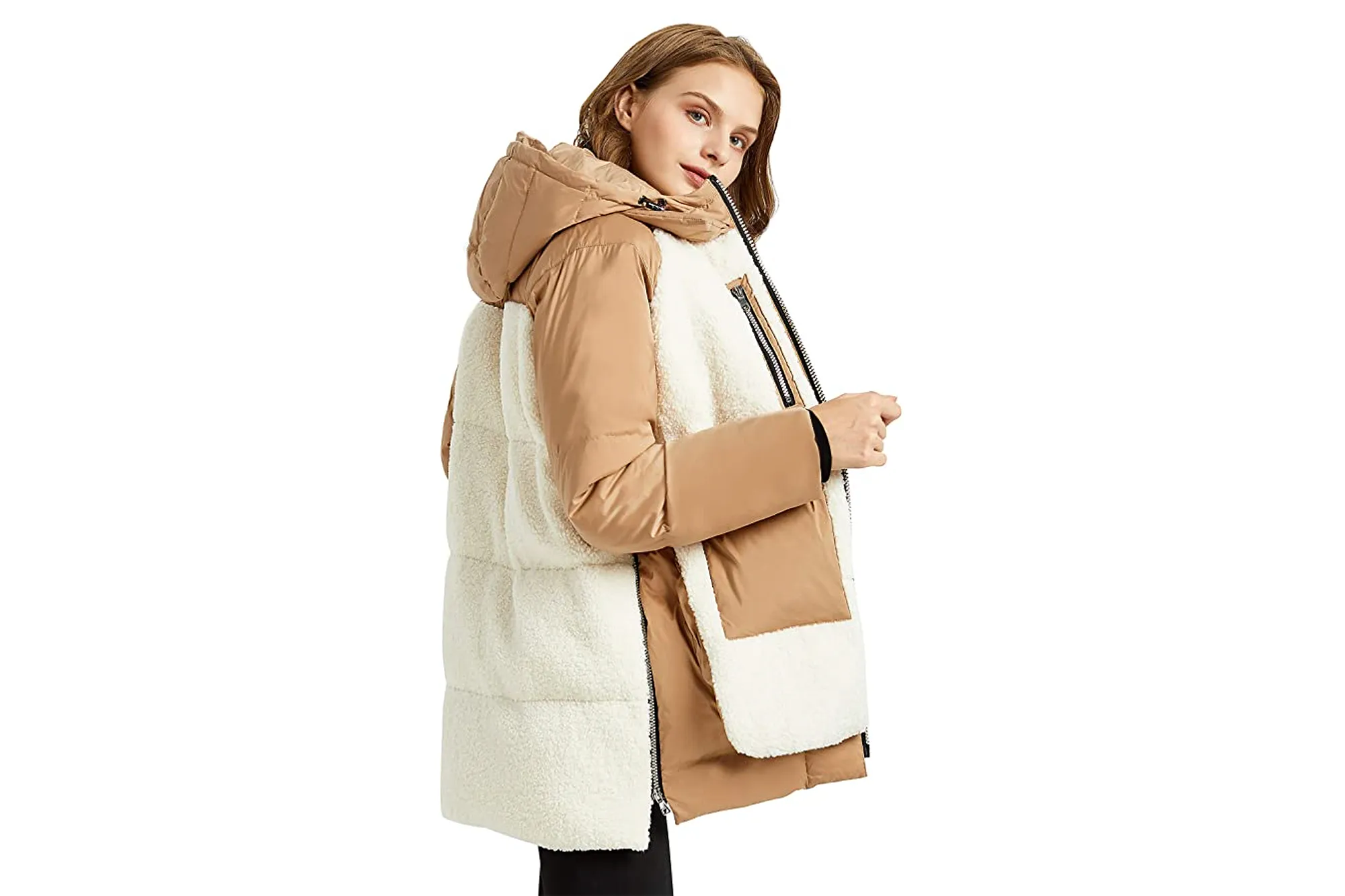 Orolay Women&rsquo;s Fleece Puffer Down Jacket