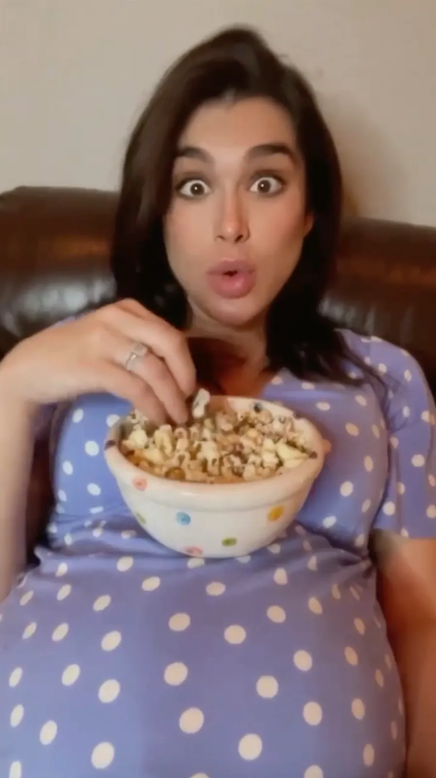 Pregnant Ashley Iaconetti's Baby Bump Photos Dressed in Dots