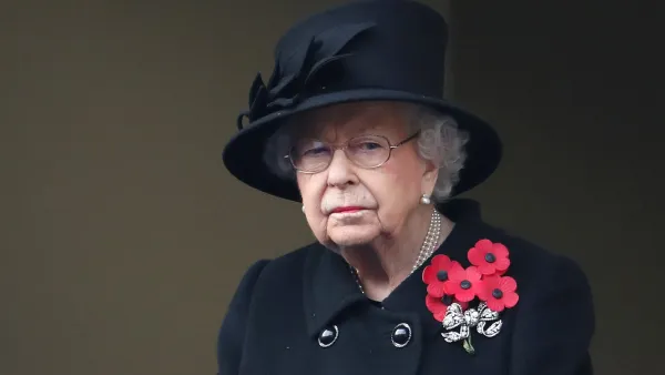 Queen Elizabeth II in black