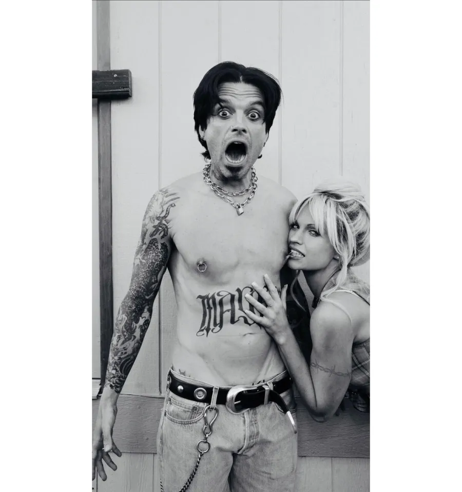 Sebastian Stan Becoming Tommy Lee for Hulu Series Was Crazy Process 02 Lily James