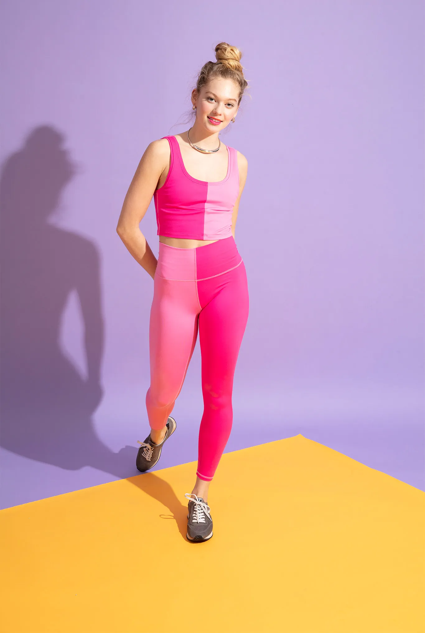 Terez pink workout set