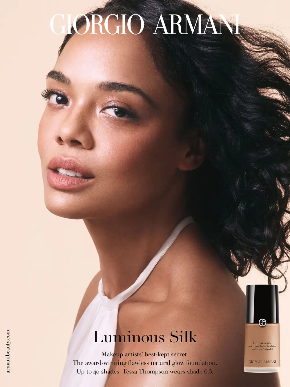 Tessa Thompson Is &lsquo;Thrilled&rsquo; to Be the New Face of Armani Beauty