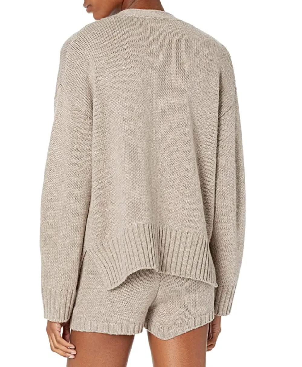 The Drop Women's Brigitte Chunky Button Front Cardigan