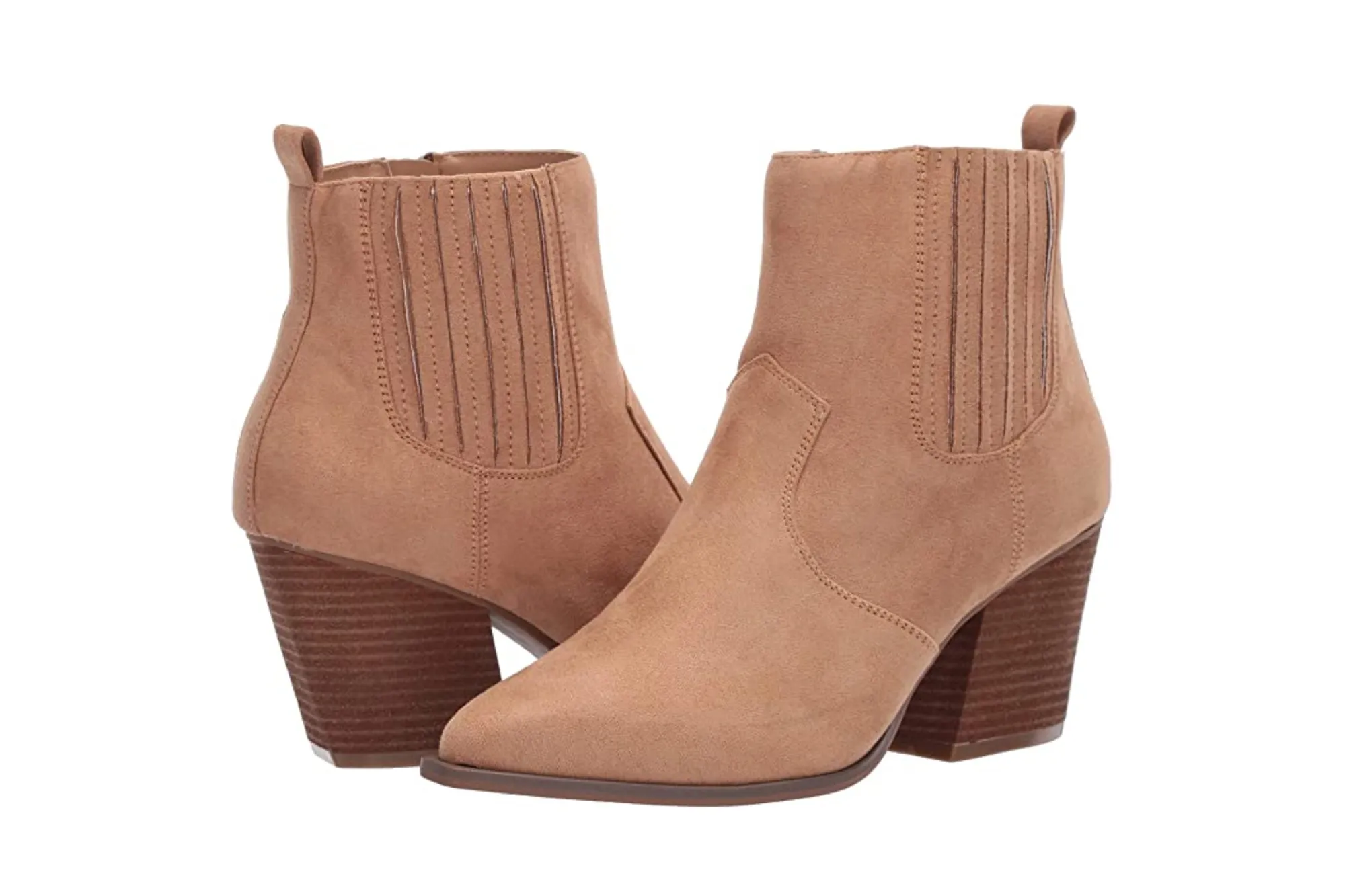 The Drop Women's Sia Pointed Toe Western Ankle Boot