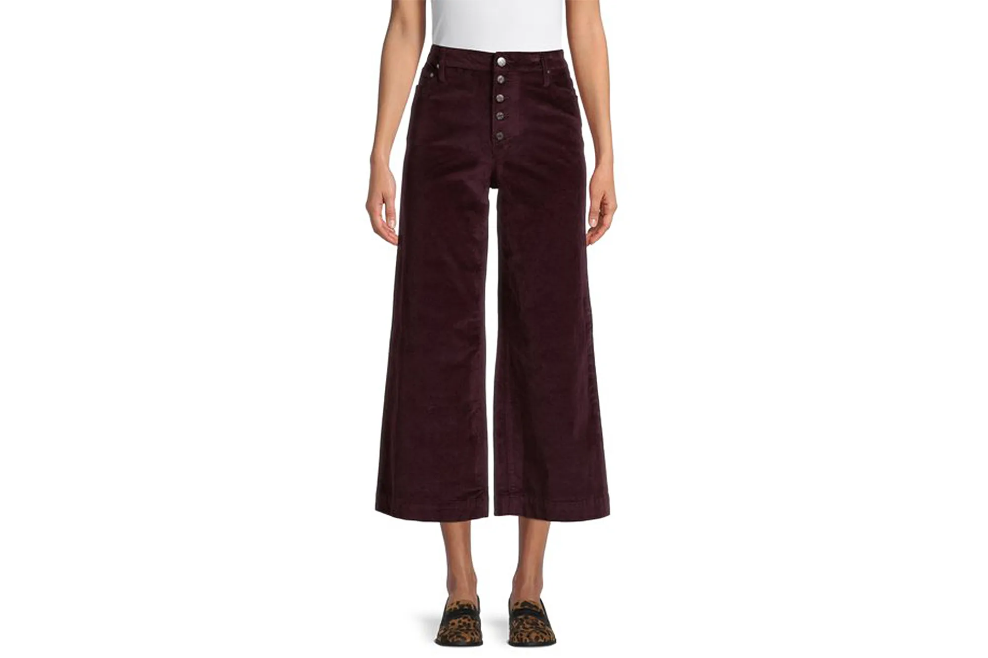 Time and Tru Women’s Wide Leg Corduroy Pants