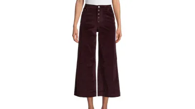 Time and Tru Women’s Wide Leg Corduroy Pants