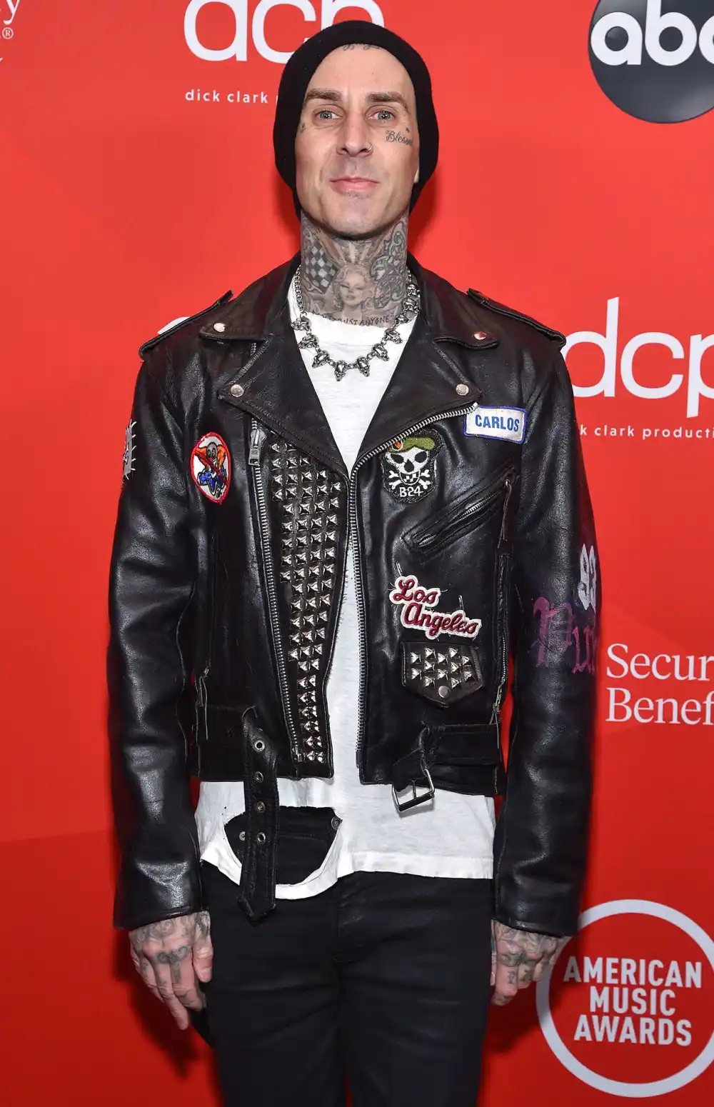 Travis Barker Gets a Massive Barbed Wire Tattoo During His Dentist Appointment 2