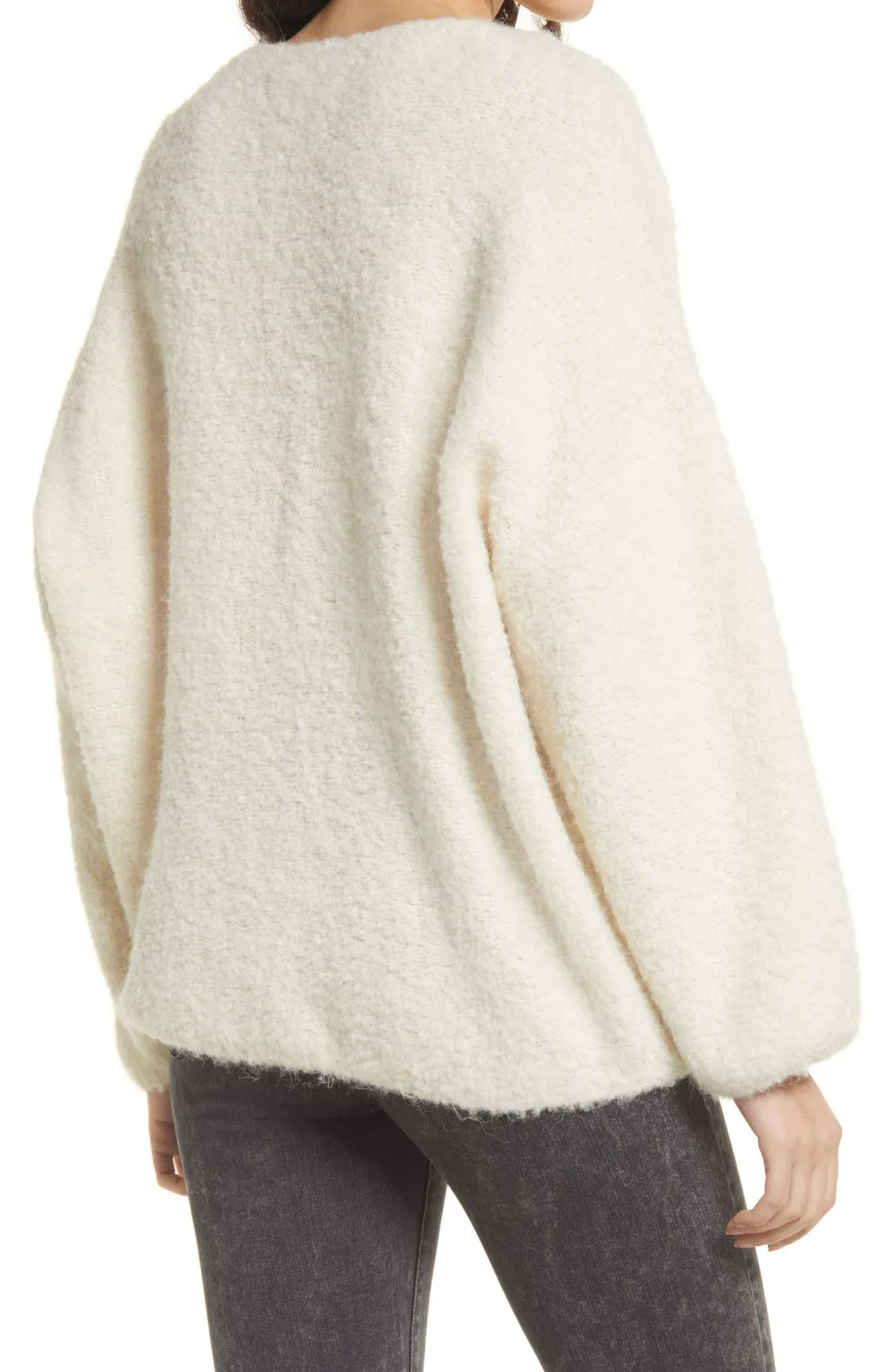 VERO MODA Recycled Polyester Blend V-Neck Sweater