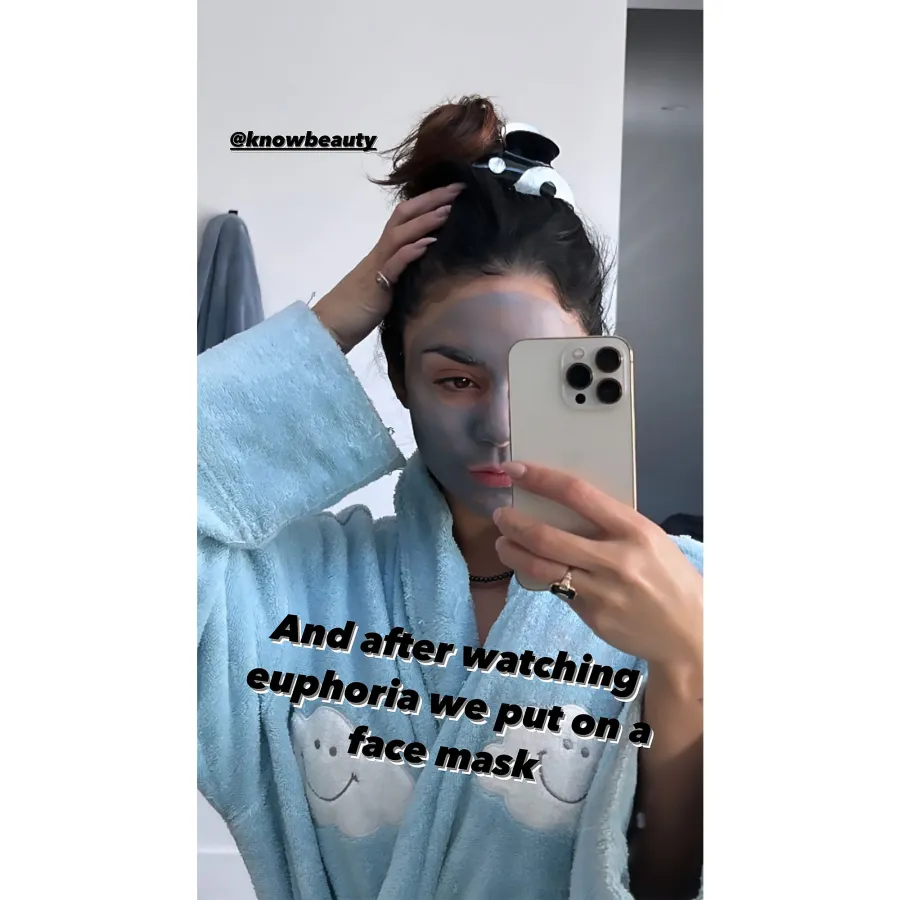 Vanessa Hudgens’ Face Mask Ritual Is All Too Relatable