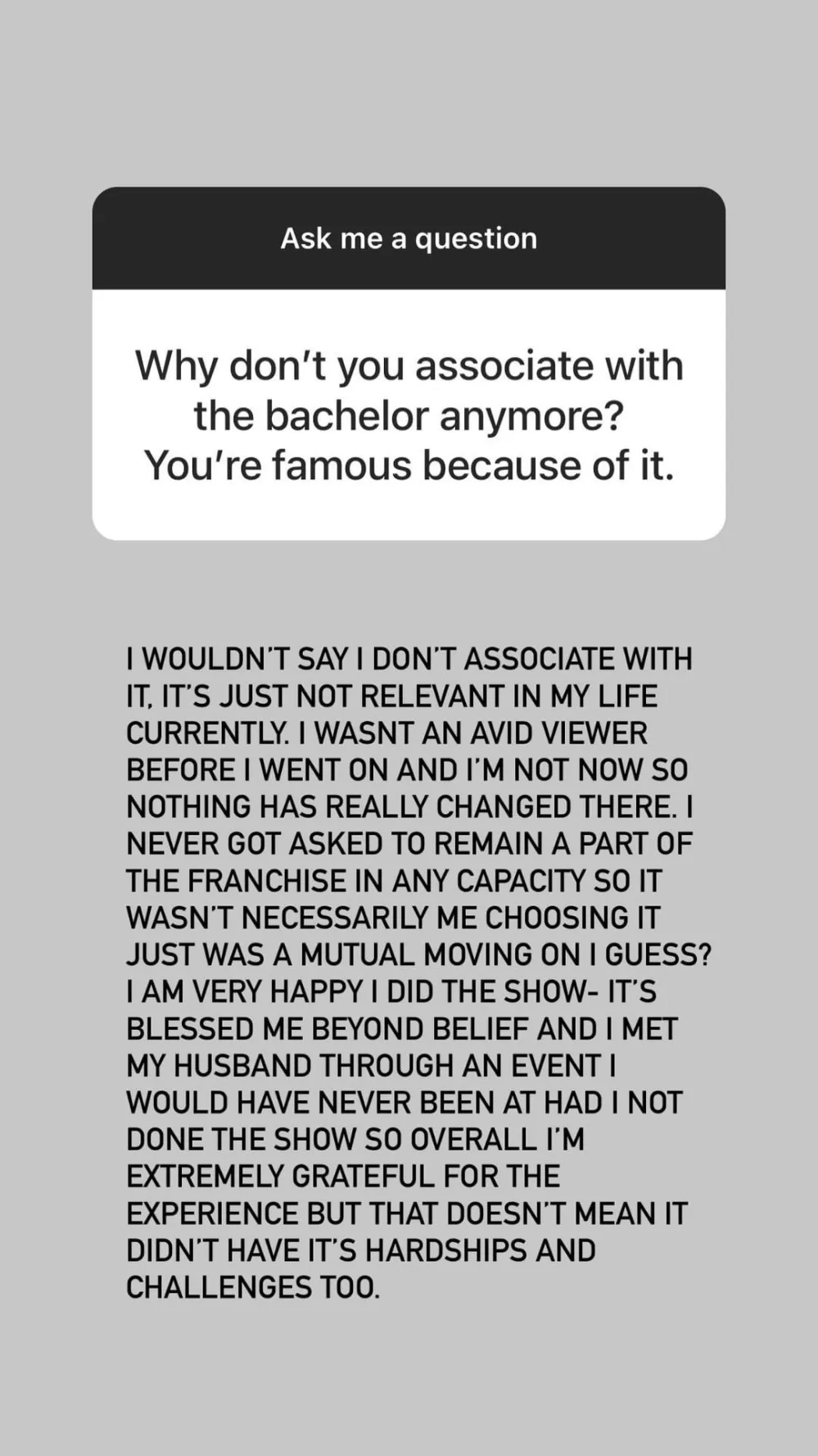 Why Lauren Bushnell Doesn&rsquo;t Associate With The Bachelor Anymore