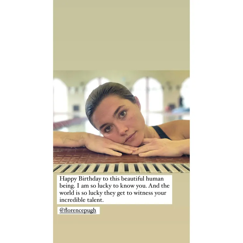 Zach Braff Pens Loving Birthday Note Beautiful Human Florence Pugh