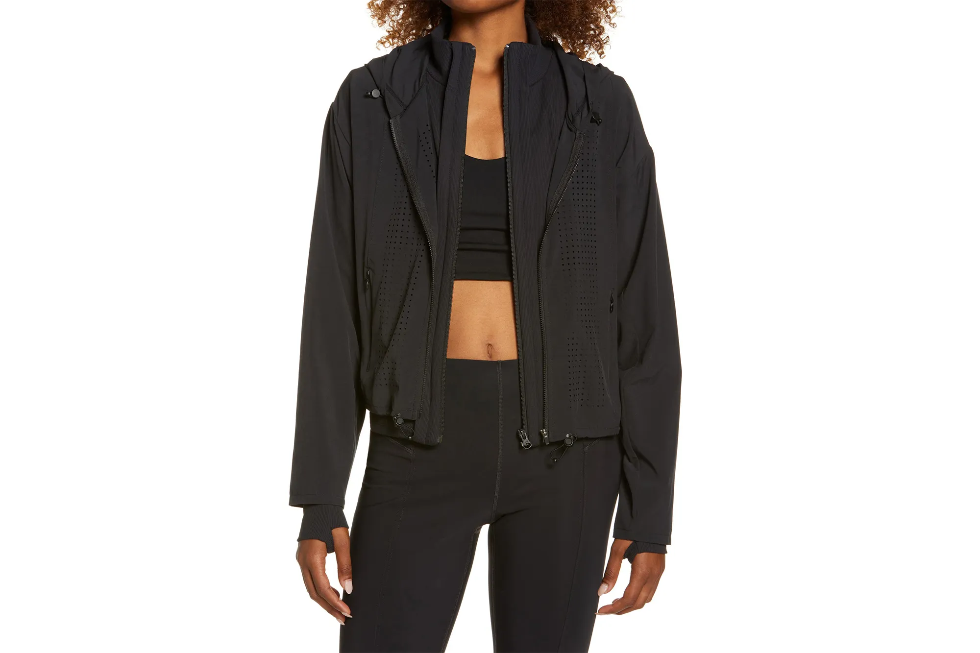 Zella Women's Improvise 2-in-1 Full Zip Hoodie
