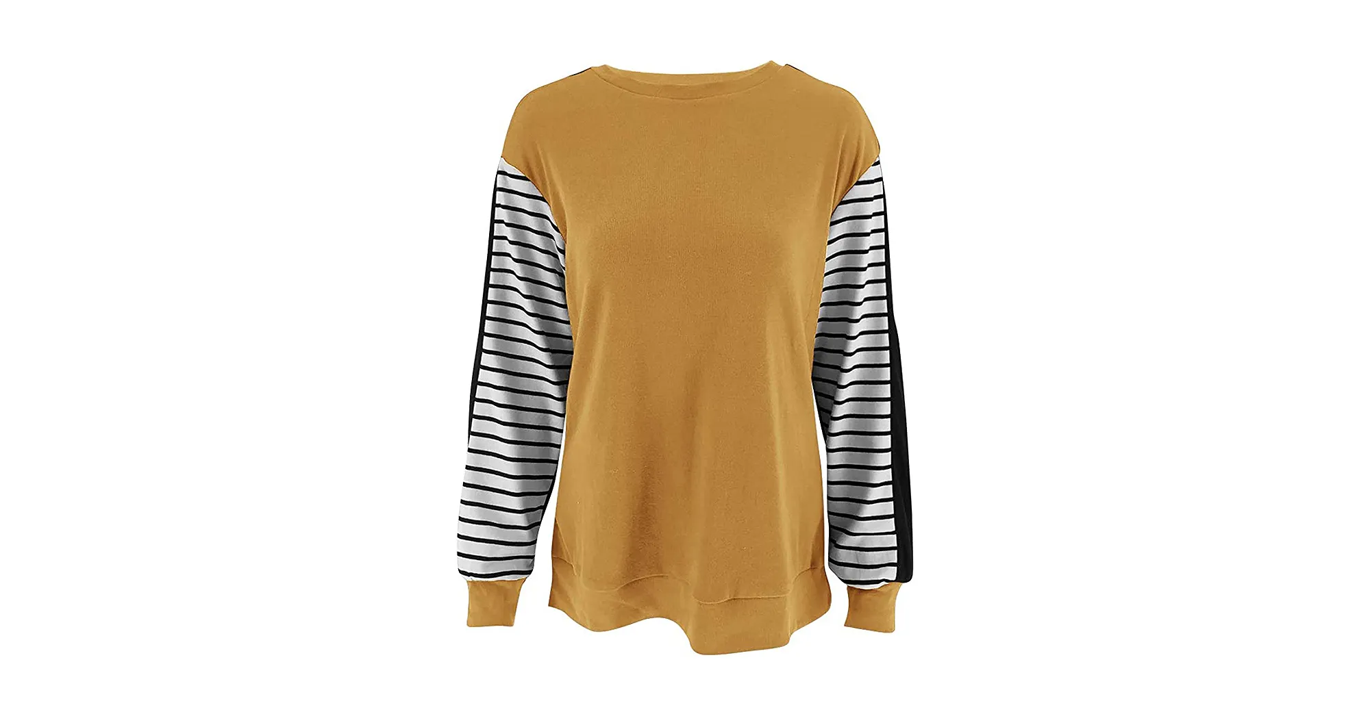 amazon-long-sleeve-color-block-top